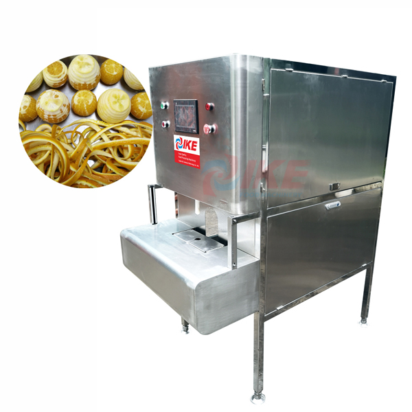 DS-P060 CE certification standard apple orange automatic peeling machine with core and split function