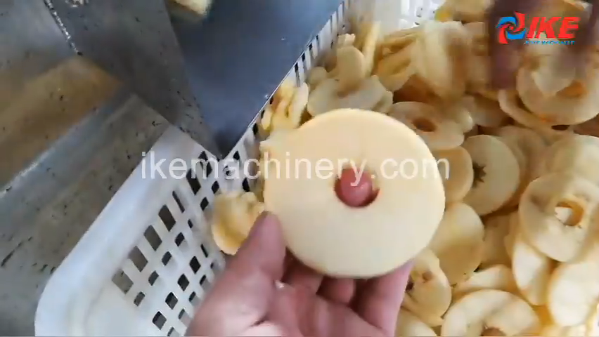 How to reduce the breakage rate in apple slices? How to make apple slices more round?