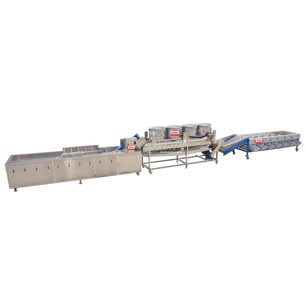 IKE ugly fruit washing dewatering level grading processing line