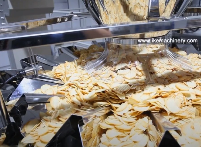 Potato Chips Bag Packing Machine