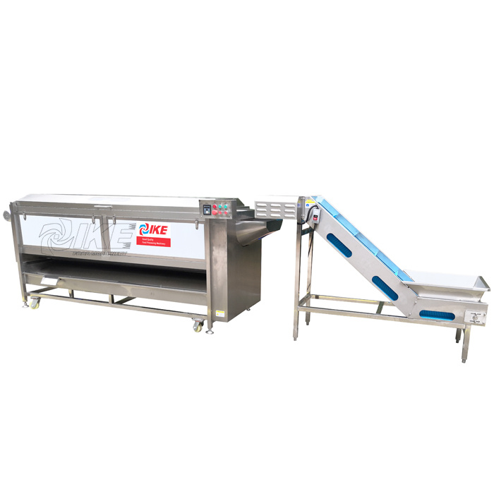 KW-WN23E Industrial root vegetable washing peeling machinery for potato