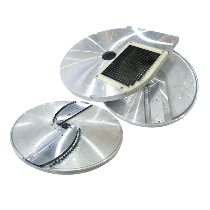 Cutter plate for food slicing cutting and dicing machine accessories