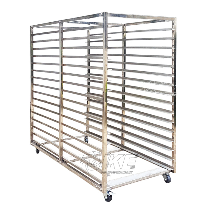 Double row stainless steel removable shelf for food drying machinery